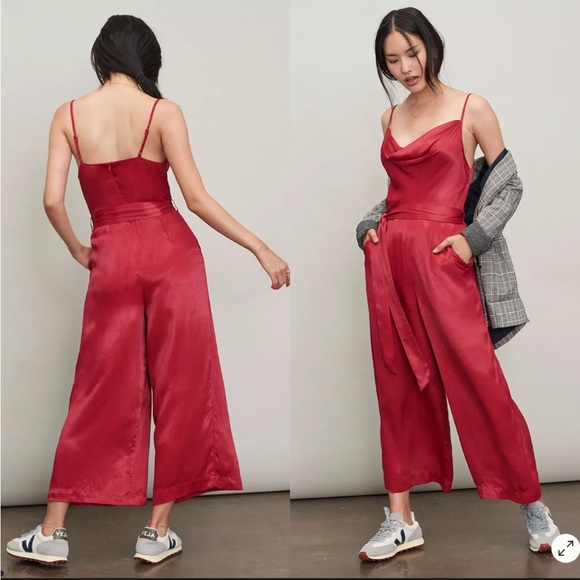 Anthropologie Pants - NWT Anthro Bl^nk Alizia Cowl Neck Jumpsuit